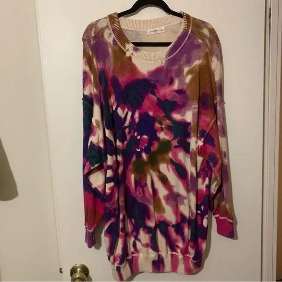 NATURAL LIFE Multicolor Tie-Dye Sweater - Picture 8 of 14